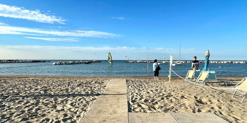 Le spiagge libere di Cattolica